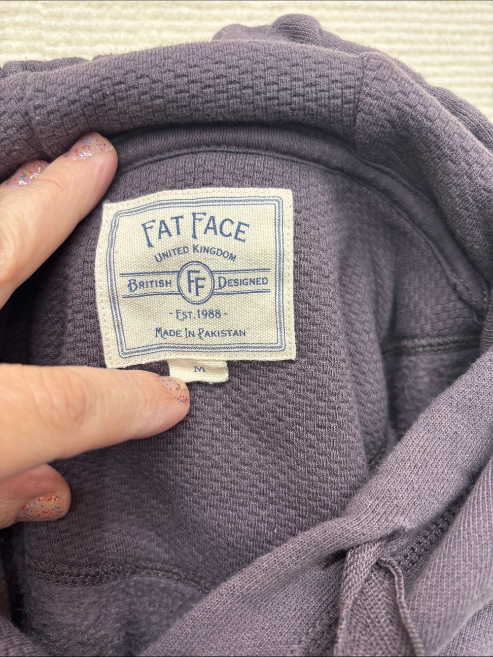 Fat Face | medium Hooded Sweatshirt - Picture 10 of 12